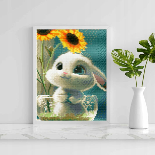 Алмазная мозаика Зайка (20x30)