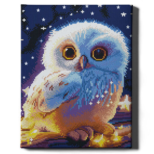 Книга Алмазная мозаика Совенок (40х30 см) | SOVABOOKS
