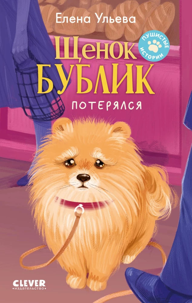 Детская русская книга "Щенок Бублик потерялся" автор Елена Ульева, иллюстрация на обложке, издание Sovabooks.