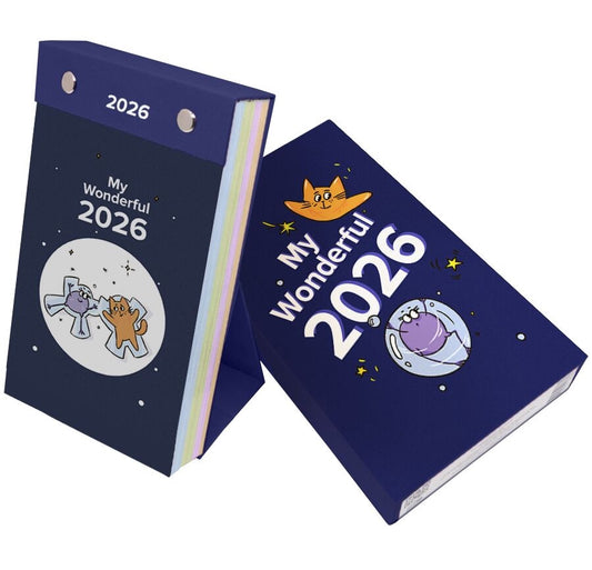 Календарь настольный на 2026 год "My Wonderful 2026"
