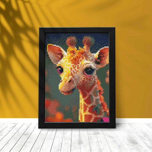 Алмазная мозаика Маленький Жираф (20х30)