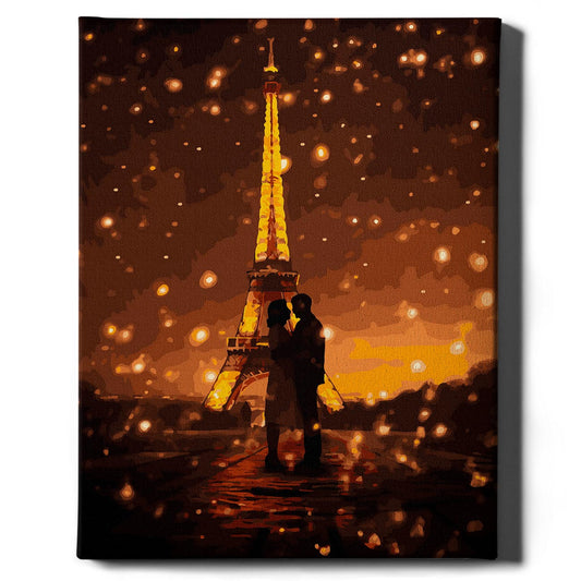 Картина по номерам Романтический Париж