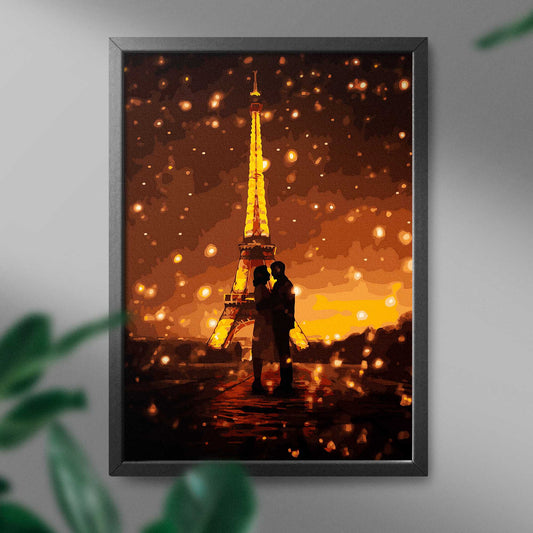 Картина по номерам Романтический Париж