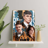 Картина по номерам Томми Шелби в золотых тонах, набор для творчества Sovabooks, искусство и рукоделие, детальное изображение