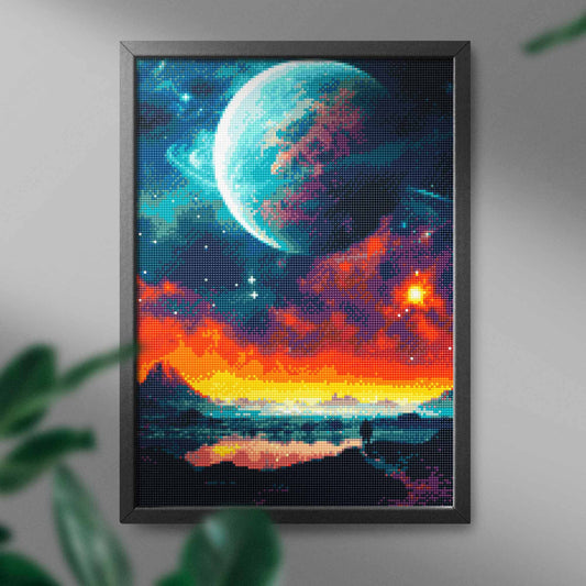 Алмазная мозаика Великая планета (40х50)