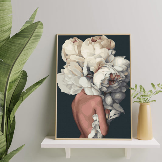 Картина по номерам Чувственные пионы