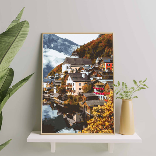 Картина по номерам Горная местность