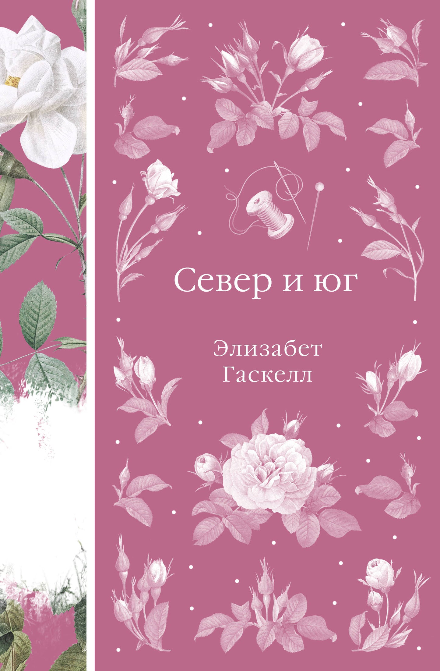 Обложка книги "Север и юг" из классической российской литературы от Sovabooks, изображение текста на обложке.