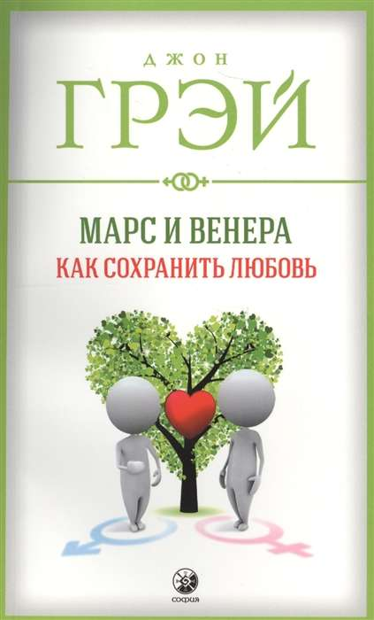 Обложка книги "Марс и Венера: Как сохранить любовь" от SOVABOOKS, изображение с названием и авторским дизайном.