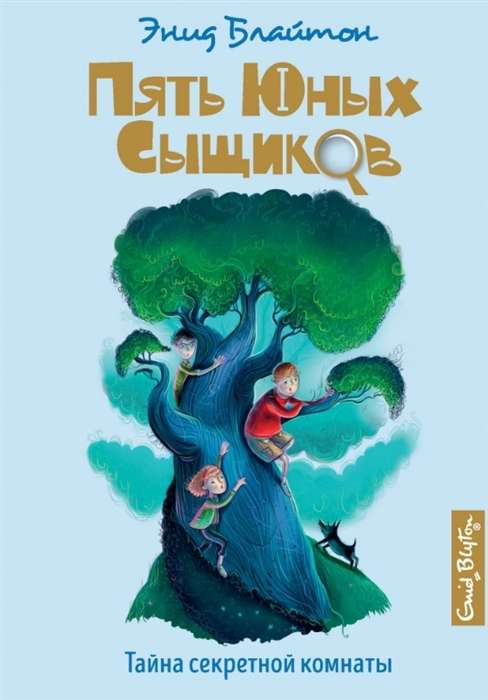 Детская книга "Пять юных сыщиков. Тайна секретной комнаты" от Sovabooks, иллюстрация на обложке, изображены дети-детективы.