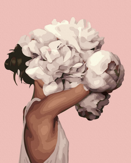 Книга Картина по номерам Нежные пионы - nan | SOVABOOKS