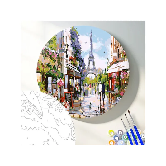 Книга Круглая картина по номерам Париж - nan | SOVABOOKS