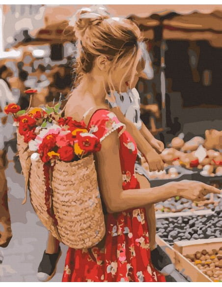 Книга Картина по номерам Итальянский рынок - nan | SOVABOOKS