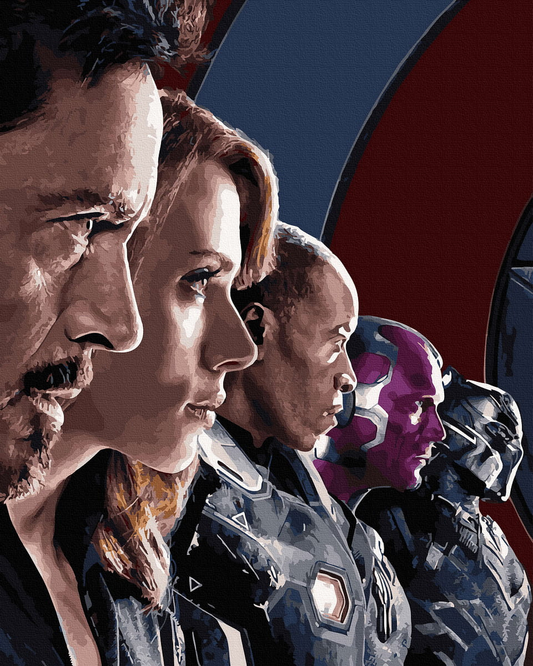 Книга Картина по номерам Мстители - nan | SOVABOOKS