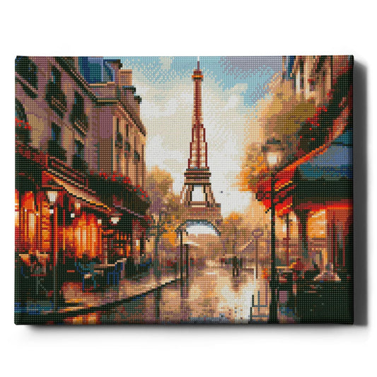 Алмазная мозаика Рестораны в Париже (40х50)