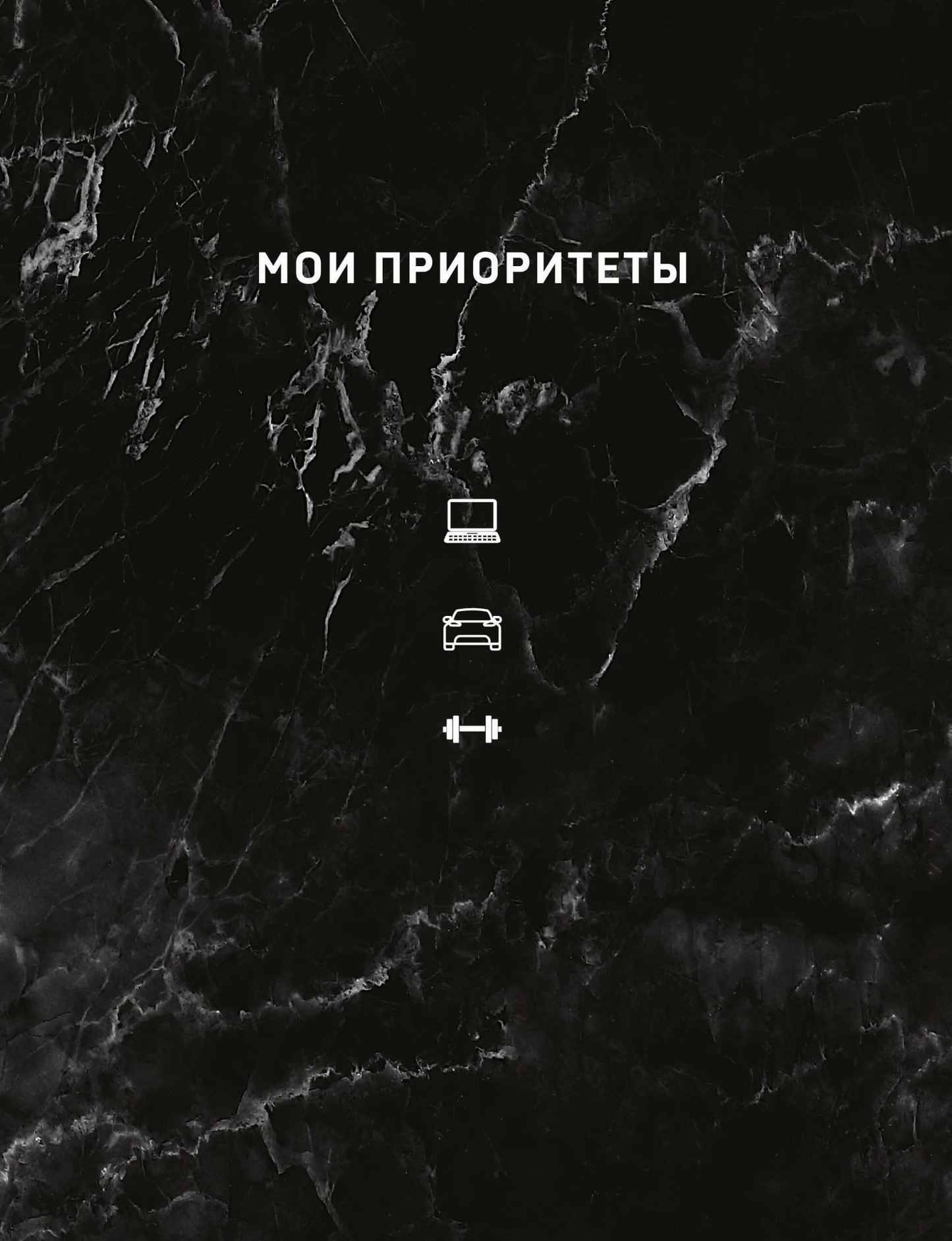 Книга Мои приоритеты (черный) Нечаева Н.Г. | SOVABOOKS