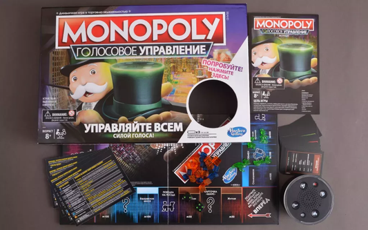 Настольная игра Монополия с голосовым управлением от SOVABOOKS, стратегия и развлечение для всей семьи