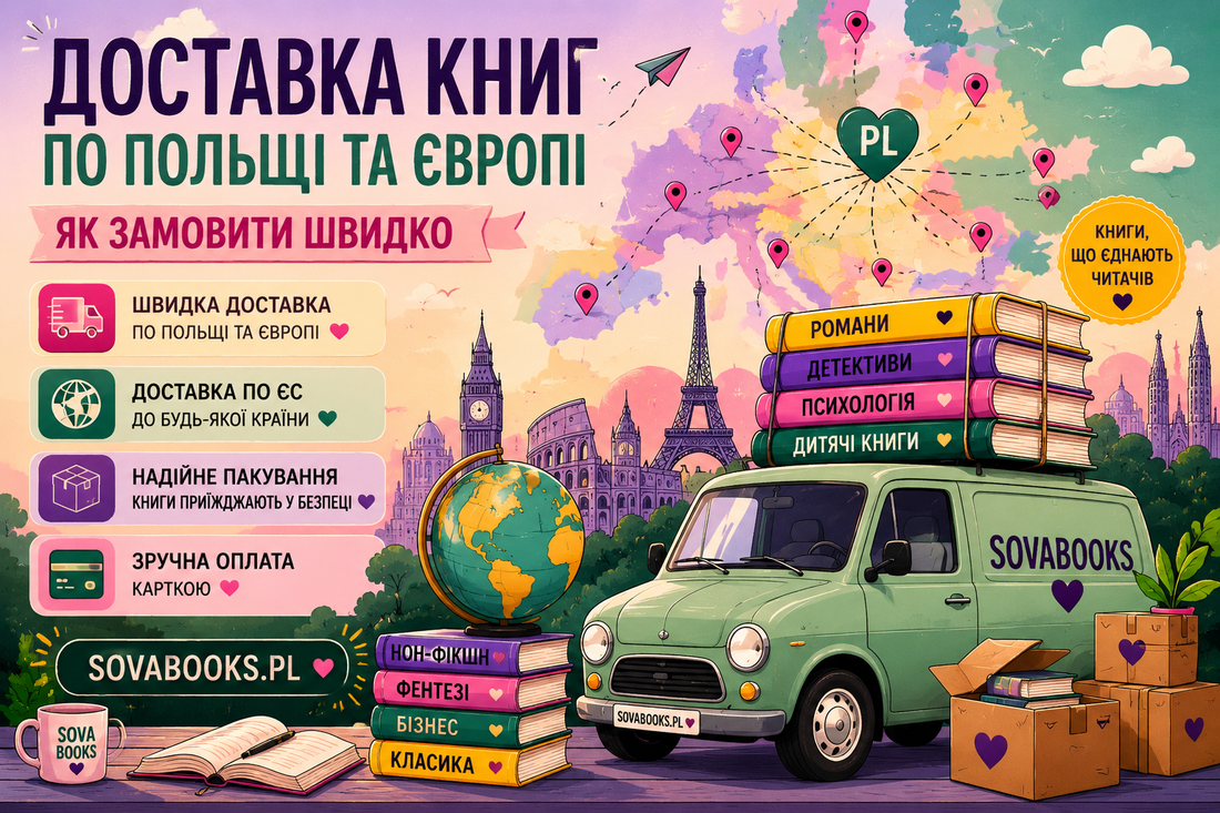 Доставка книг по ЄС: як замовити книжки з Польщі без зайвих складнощів