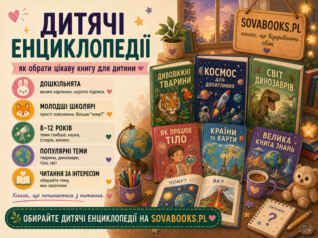 Дитячі енциклопедії: як обрати цікаву книгу для дитини