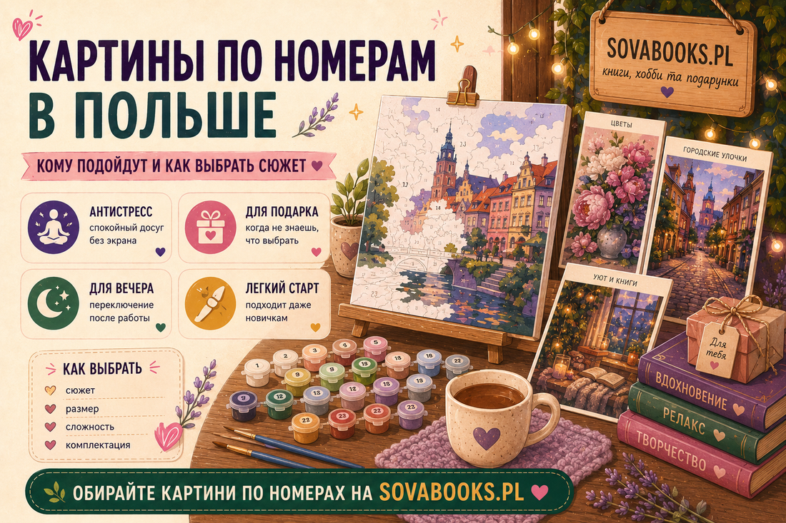 Картины по номерам в Польше: кому подойдут и как выбрать сюжет