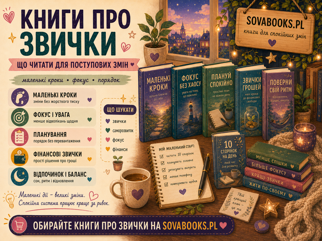 Книги про звички: що читати, щоб змінювати життя поступово