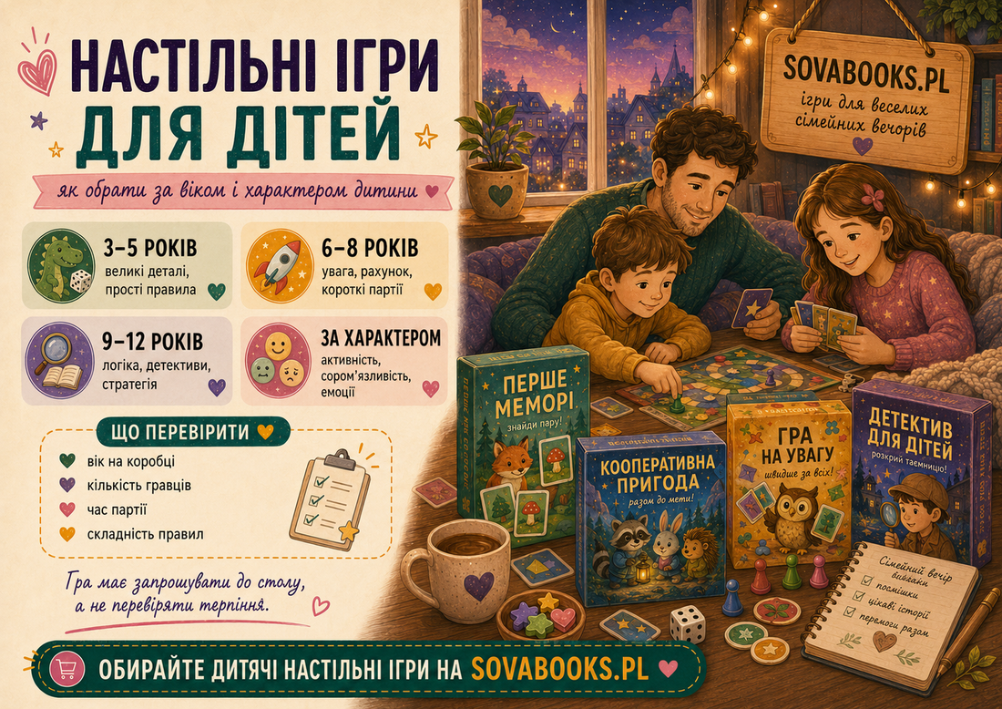 Настільні ігри для дітей: як обрати за віком і характером дитини