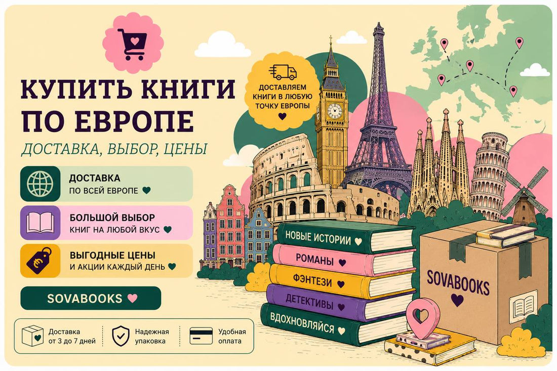 Купить книги в Европе онлайн: доставка, выбор и цены