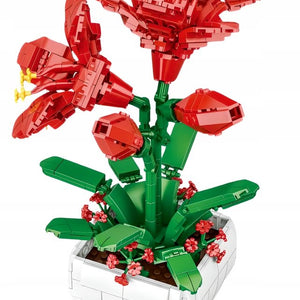 3D-конструктор «Кампанула» (548 деталей) — эффектная цветочная модель для творчества и декора