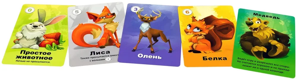 Настольная игра Детская мафия Sovabooks для детей, изображение игровой доски и игровых фигур на столе