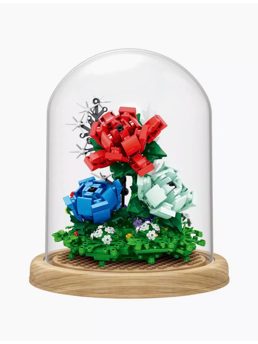 3D-конструктор «Розы в стеклянной колбе»