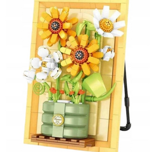 Конструктор «Цветы в вазе» — объемная картина из 562 элементов