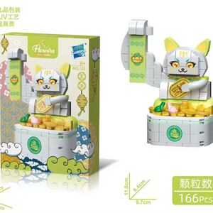 Конструктор «Нэко» (166 деталей) — талисман удачи и красивый подарок