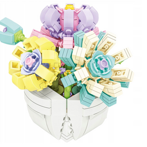 Конструктор «Букет в кашпо» (253 детали)