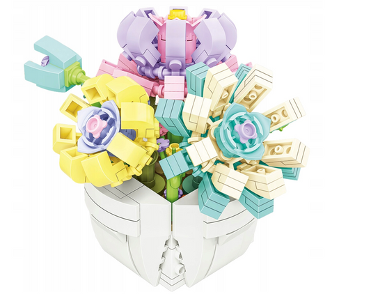 Конструктор «Букет в кашпо» (253 детали)