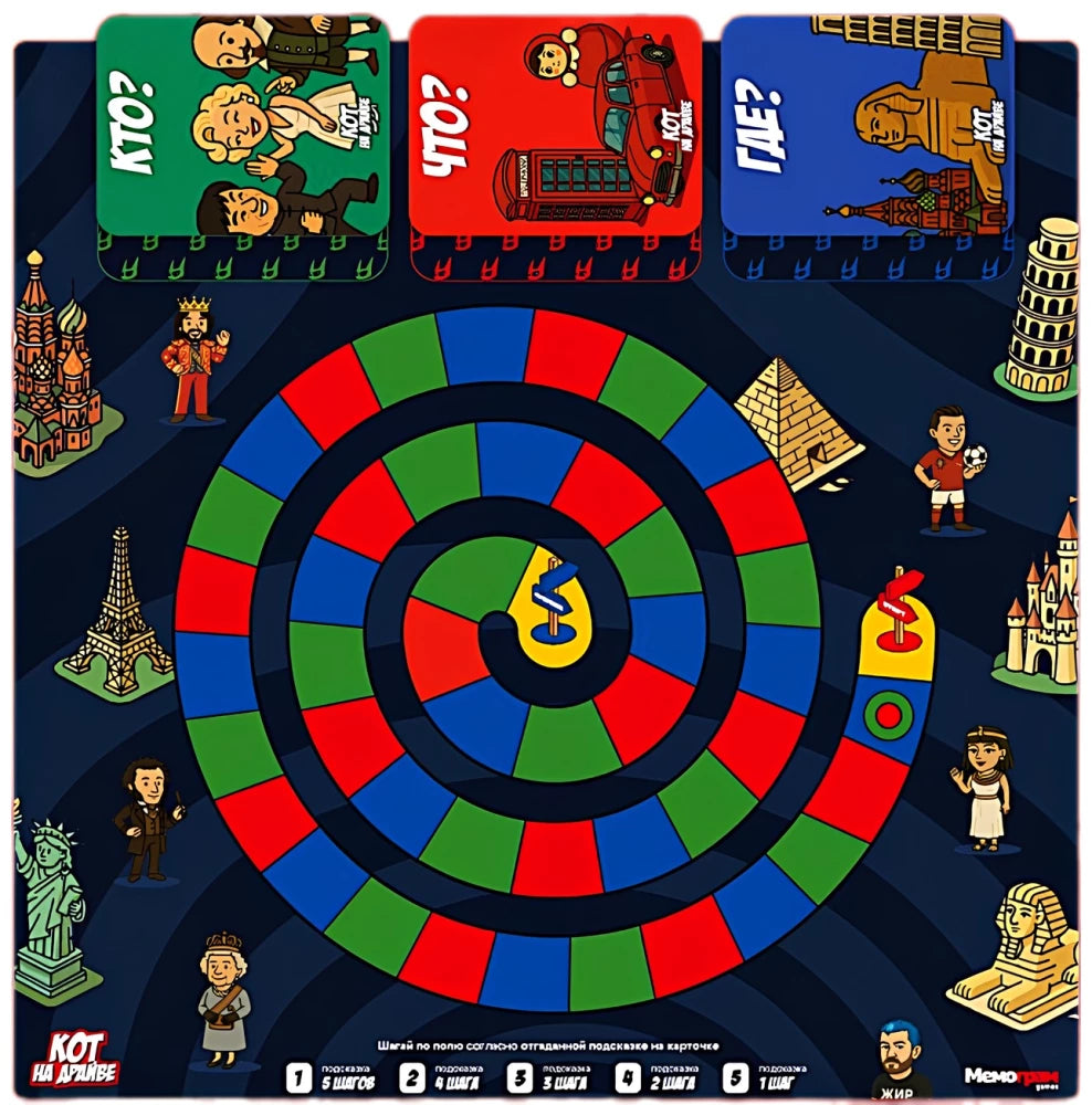 Настольная игра - Кот на драйве