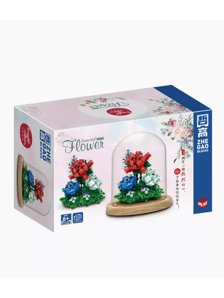 3D-конструктор «Розы в стеклянной колбе»