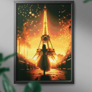 Книга Алмазная мозаика Путешествие в Париж (40х50 см) | SOVABOOKS