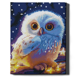 Книга Алмазная мозаика Совенок (40х30 см) | SOVABOOKS