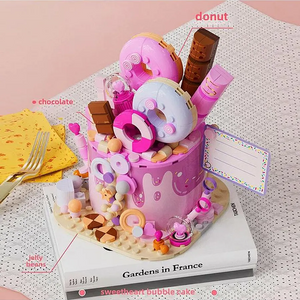 Конструктор «Розовый торт» (256 элементов)