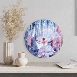 Круглая картина по номерам Балетник