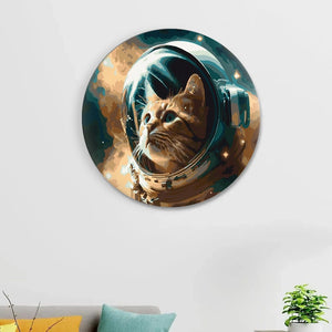 Круглая картина по номерам Космос