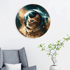 Круглая картина по номерам Космос