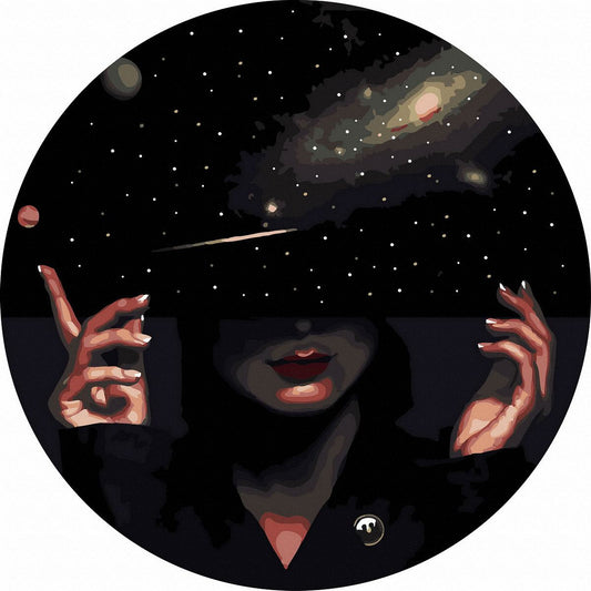 Круглая картина по номерам Стратег