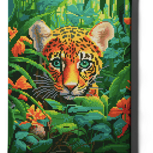 Книга Алмазная мозаика Тигренок (40х30 см) | SOVABOOKS