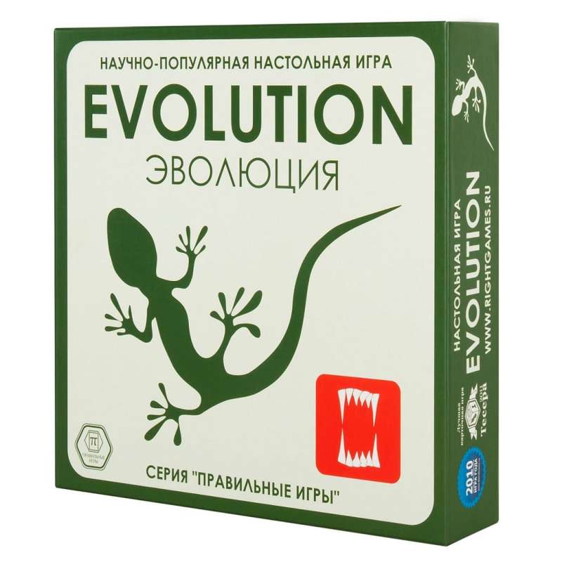 Настольная игра Эволюция от Sovabooks, семейная игра с карточками и игровым полем для развития и эволюции видов.