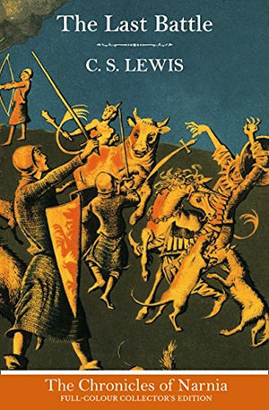 Обложка книги "Последняя битва" Клайва Стейплза Льюиса, учебное пособие для изучения языка, бренд Sovabooks.