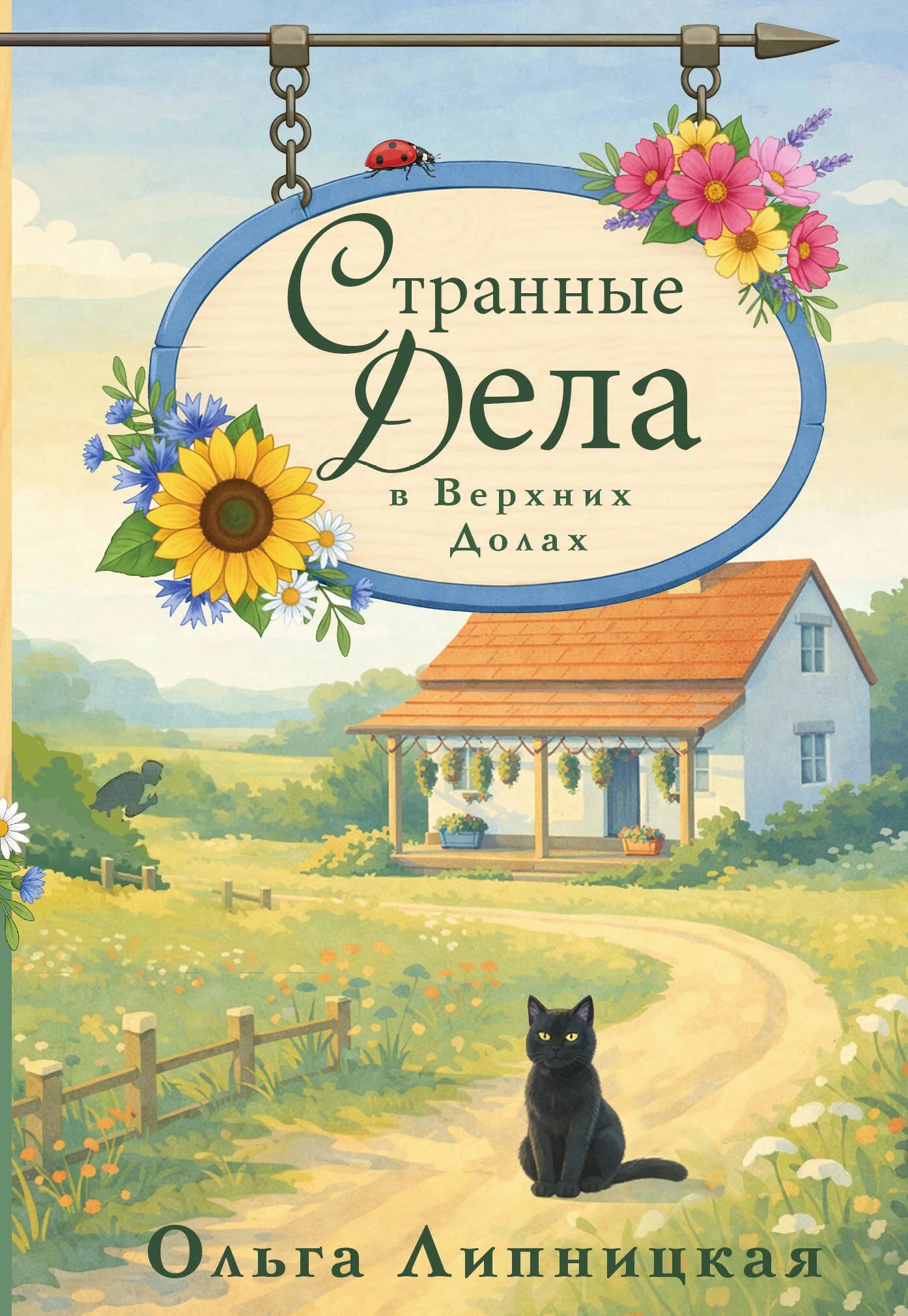Обложка книги "Странные дела в Верхних Долах" Sovabooks, российский мистический триллер и загадка, изображение 9785042392016.