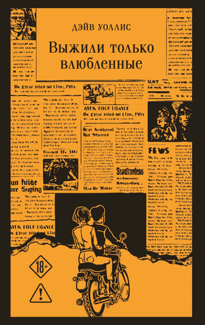 Обложка книги "Выжили только влюбленные" Уоллис Д., российский роман классики, издание Sovabooks, изображение на обложке.