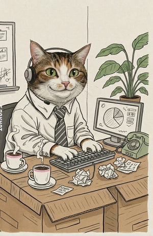 Блокнот Sovabooks «Работаю за спасибо», формат А5, скоба, 64 страницы, черная обложка, дневник для заметок и планирования