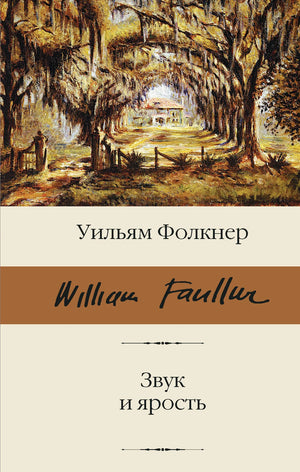 Обложка книги "Звук и ярость" Уильяма Фолкнера, российское издание классической художественной литературы Sovabooks.